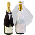 Decoratie-champagne-fles